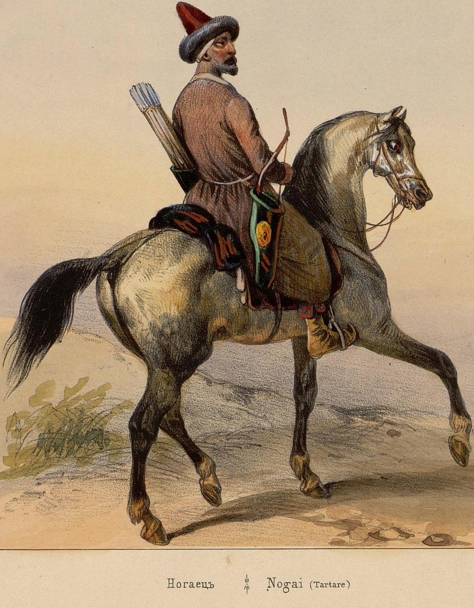 Mongolian archer on horseback